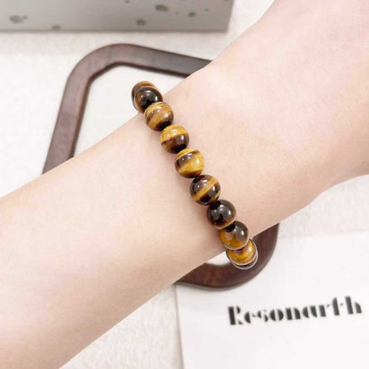 8mm Tiger's Eye Bracelet | Focus & Protection
