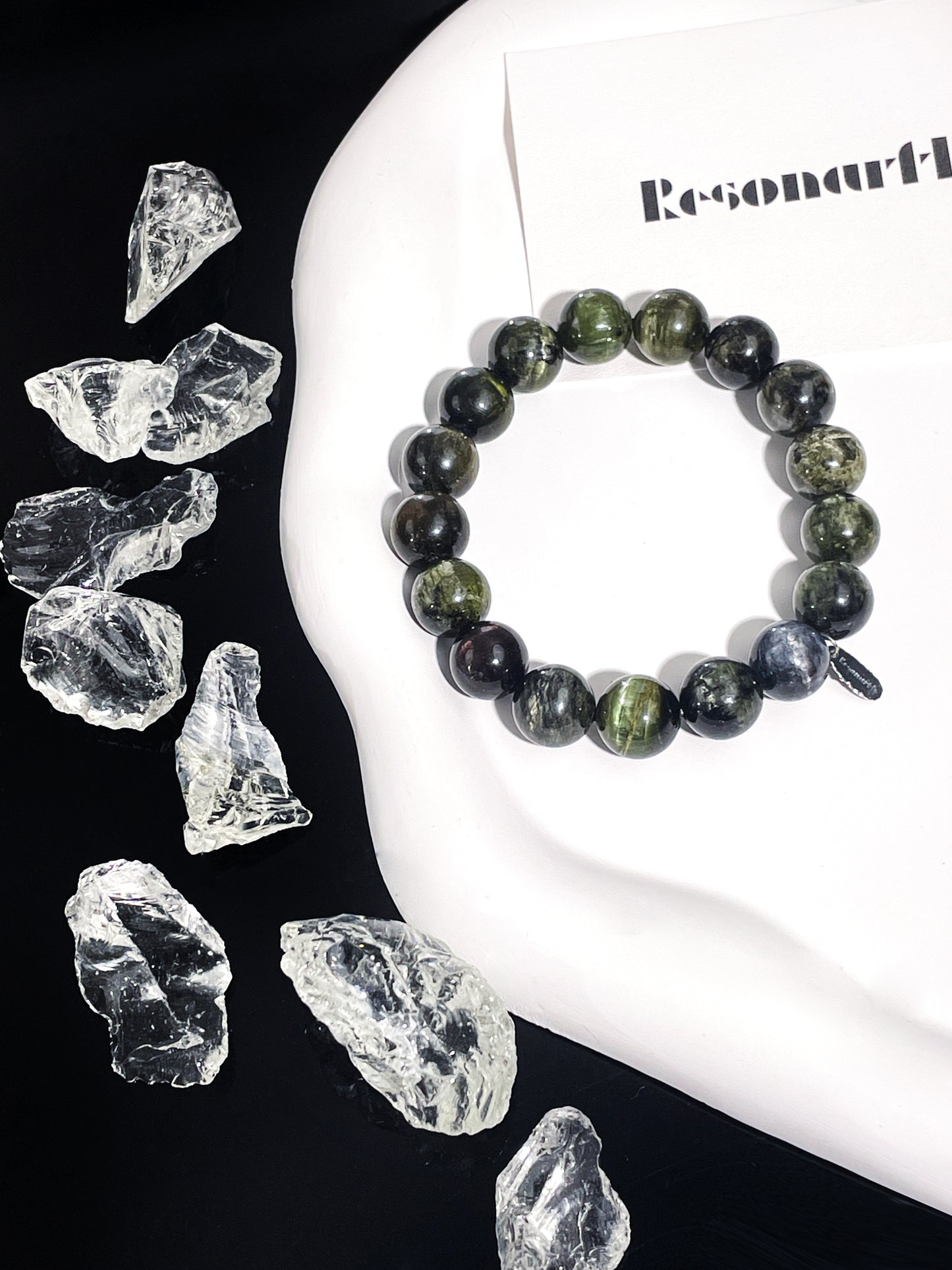 11mm Cat's Eye Tourmaline Bracelet