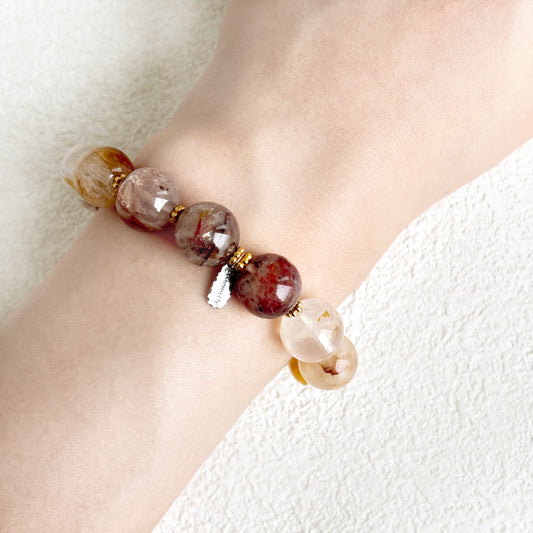 Fleeting Scenes - Hematoid Quartz Bracelet