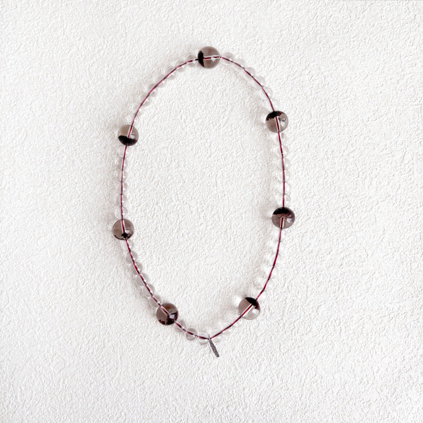 Hidden Ember - Phantom & Clear Quartz Bracelet