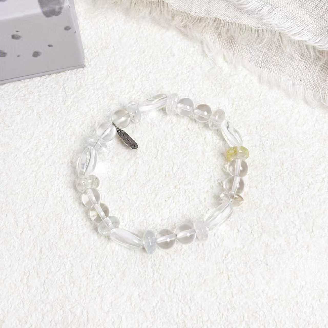 Lucent Realm - Clear Quartz & Topaz Bracelet