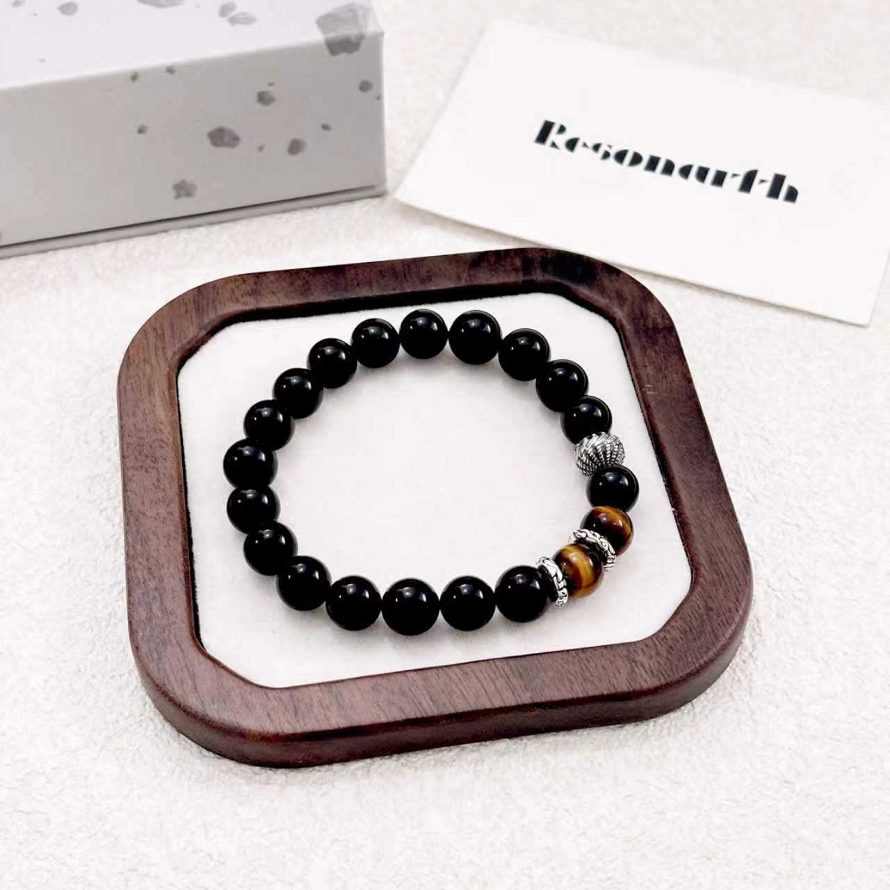 Tiger’s Vigil – Tiger's Eye & Black Tourmaline Bracelet