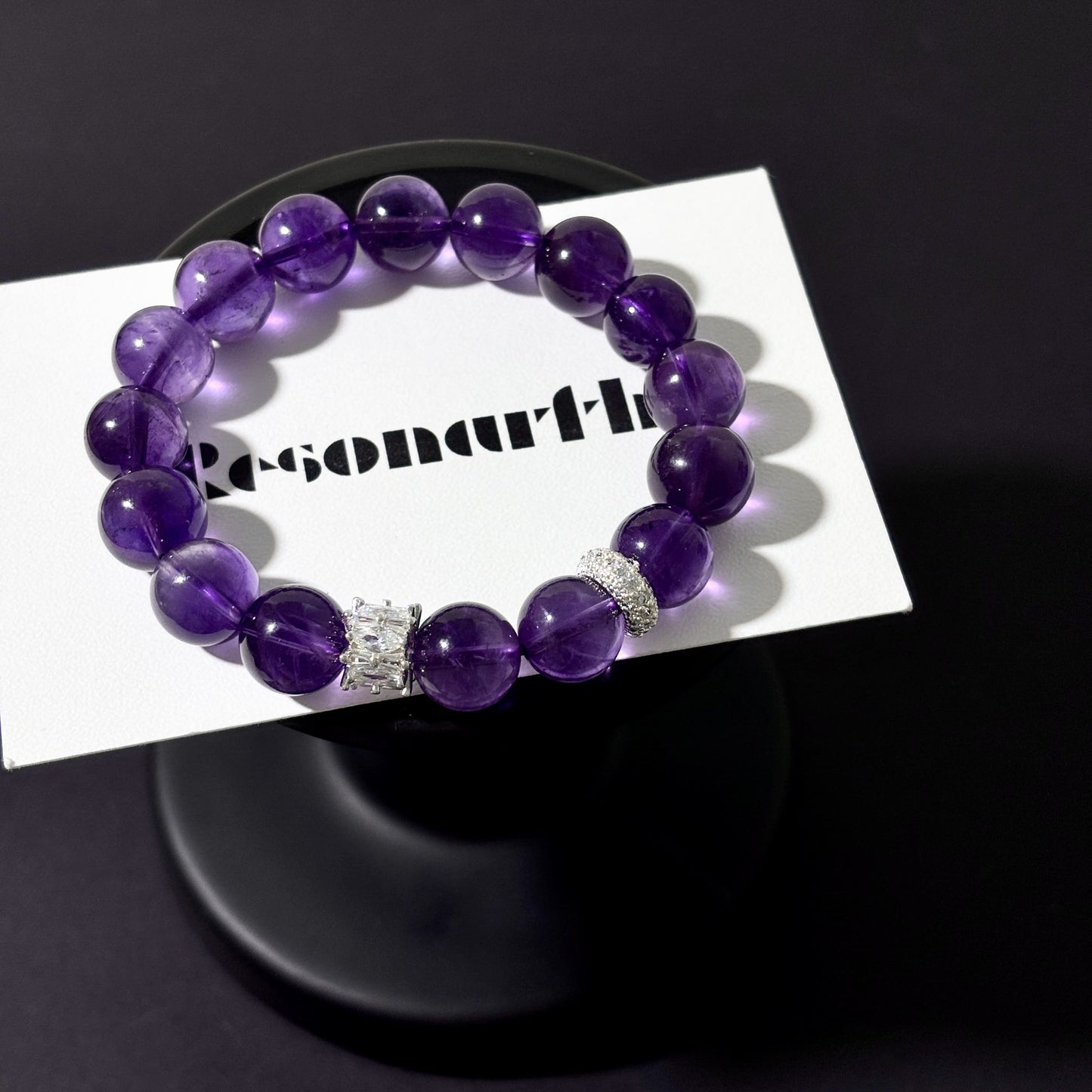 Midnight Violet - Amethyst Bracelet | Calming, Clarity & Emotional Balance