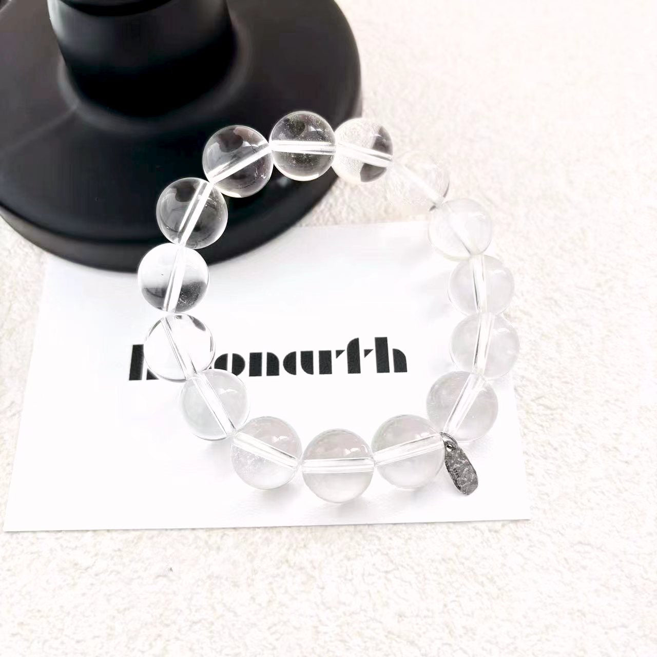 12mm Clear Quartz Bracelet | Pure Energy & Inner Clarity
