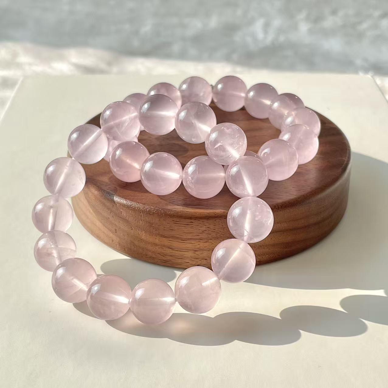12mm Rose Quartz Bracelet | Love & Emotional Healing