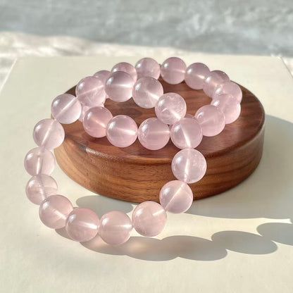 12mm Rose Quartz Bracelet | Love & Emotional Healing
