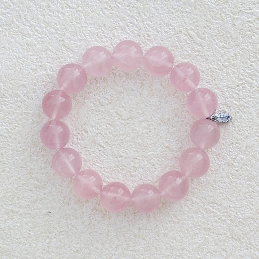 12mm Rose Quartz Bracelet | Love & Emotional Healing