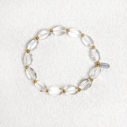 ReverGlow · MindGleam - Clear Quartz Bracelet Set