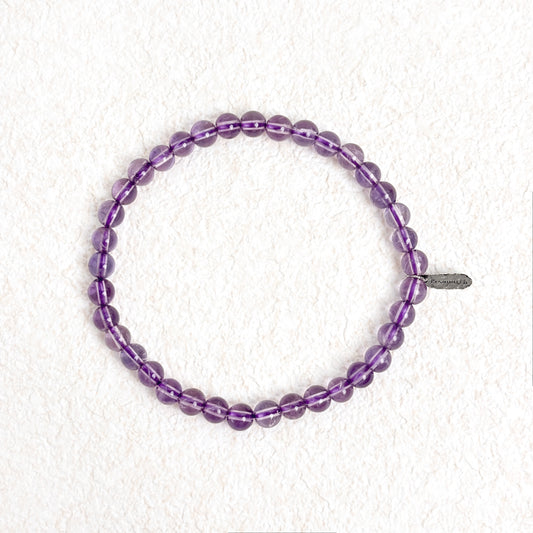 5mm Amethyst Calm & Clarity Bracelet