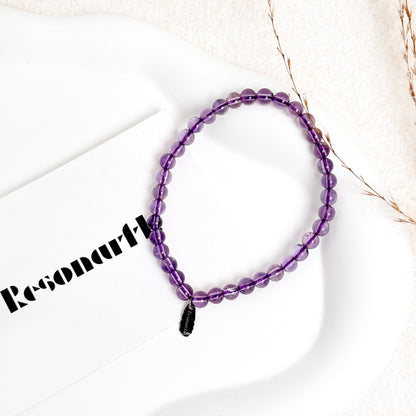 5mm Amethyst Calm & Clarity Bracelet