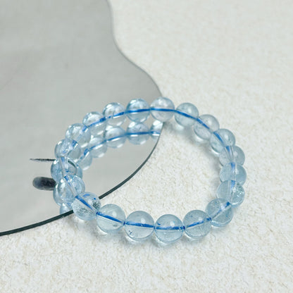 Resonarth 8mm Blue Topaz Bracelet