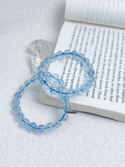 Resonarth 8mm Blue Topaz Bracelet