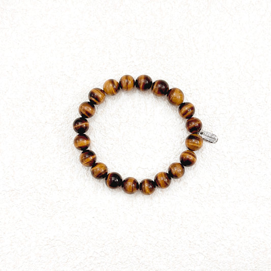 8mm Tiger's Eye Bracelet | Focus & Protection