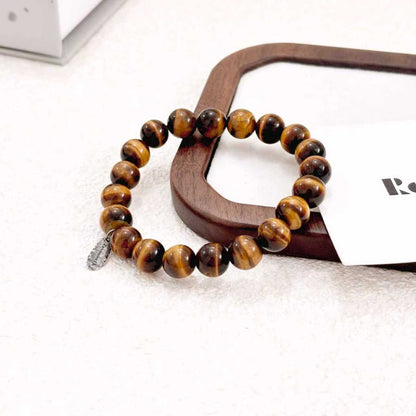 8mm Tiger's Eye Bracelet | Focus & Protection