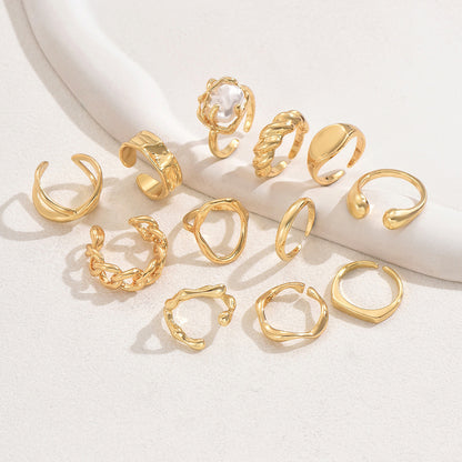 Adjustable Geometric Ring set