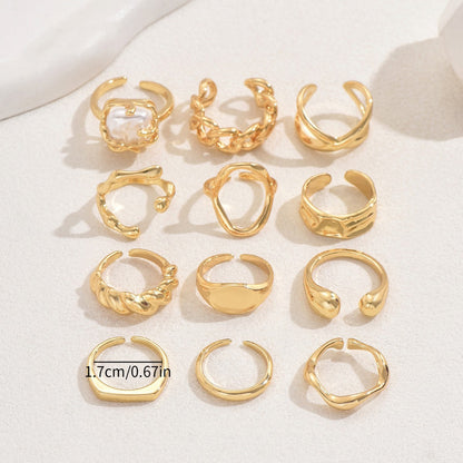 Adjustable Geometric Ring set