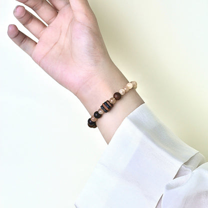 Autumn Gravel - Multi-gemstone Bracelet