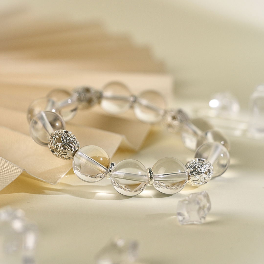 Chant - 12mm Clear Quartz Bracelet