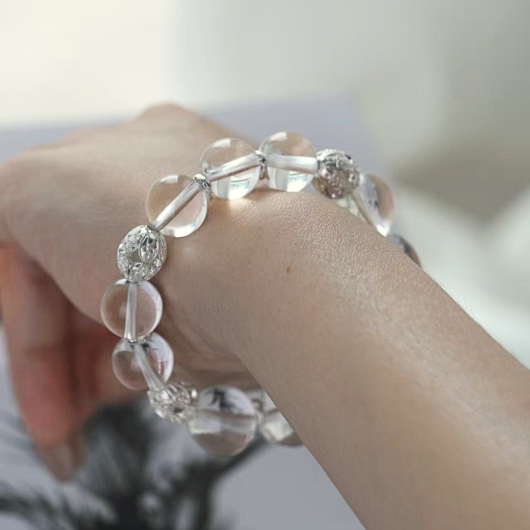 Chant - 12mm Clear Quartz Bracelet