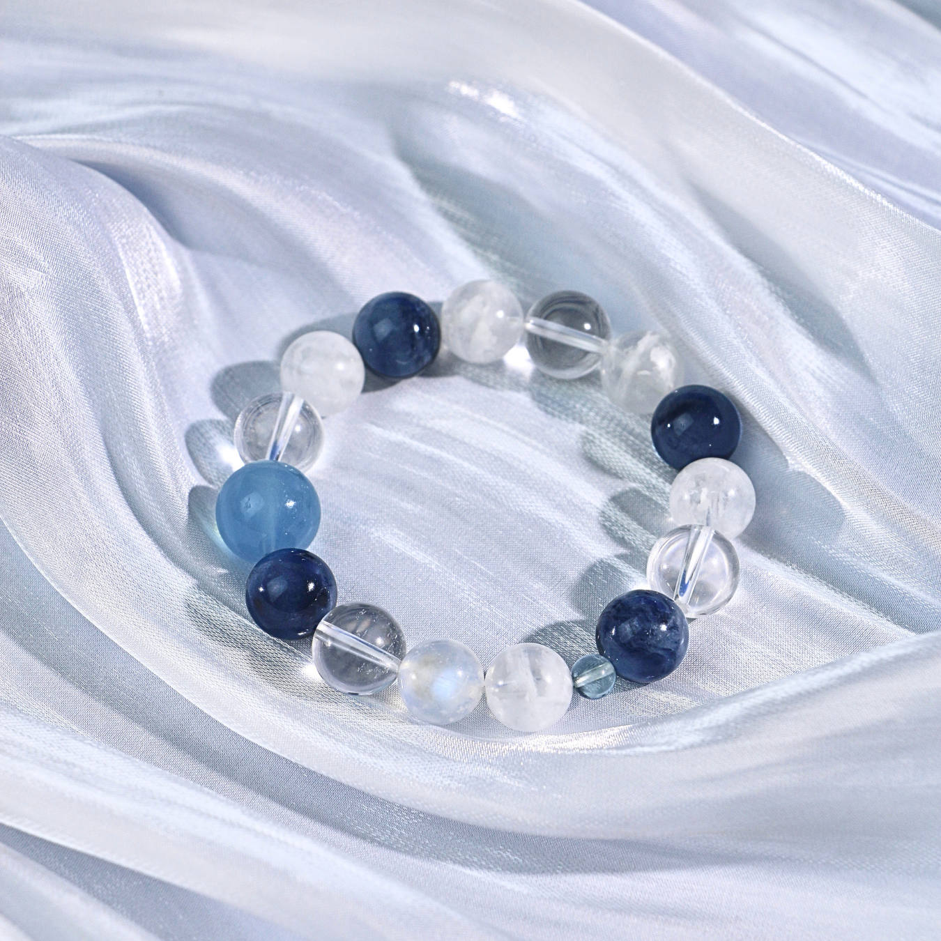 Cold Wave - Multi-Stone Crystal Bracelet