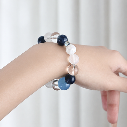 Cold Wave - Multi-Stone Crystal Bracelet