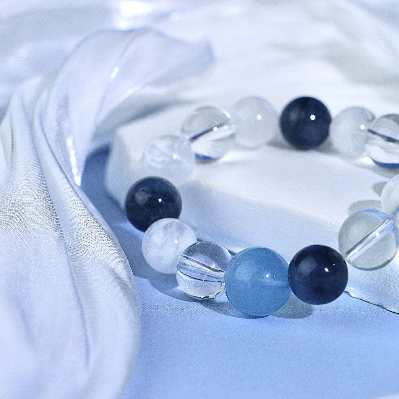Cold Wave - Multi-Stone Crystal Bracelet