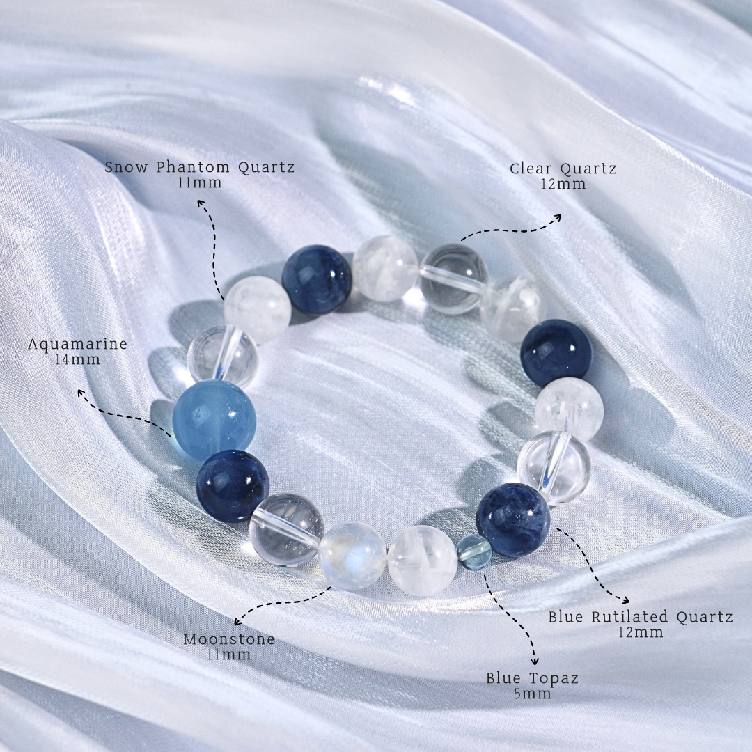 Cold Wave - Multi-Stone Crystal Bracelet