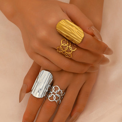 Dual Gleam - Adjustable Ring Set