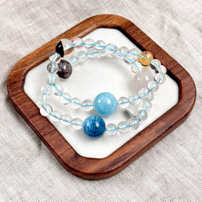 Echoes of Sea & Forest - Multi-Stone Bracelet