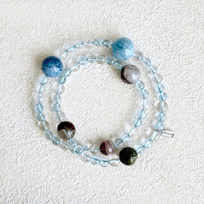 Echoes of Sea & Forest - Multi-Stone Bracelet