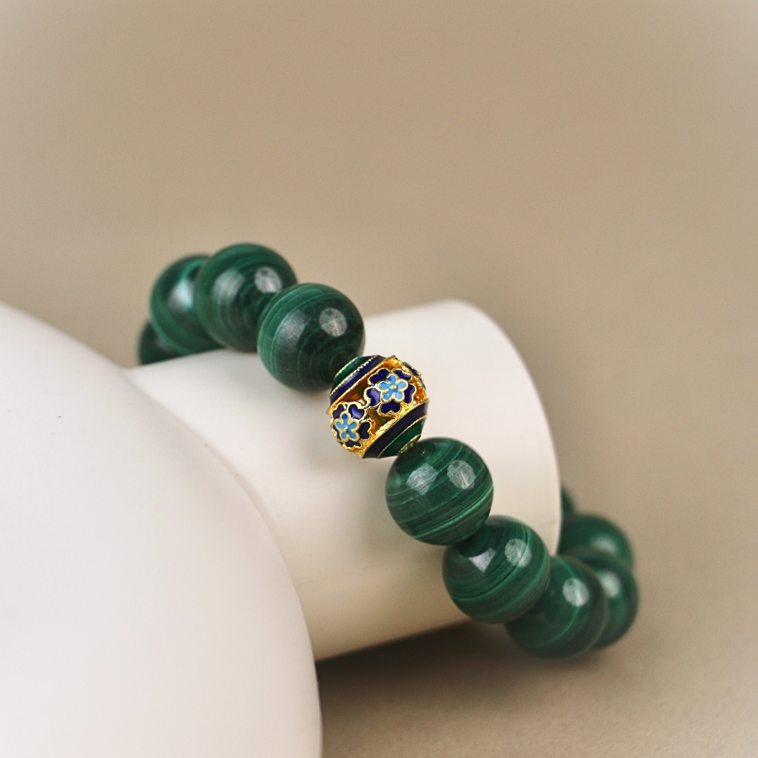 Firenze - 12mm Malachite Bracelet