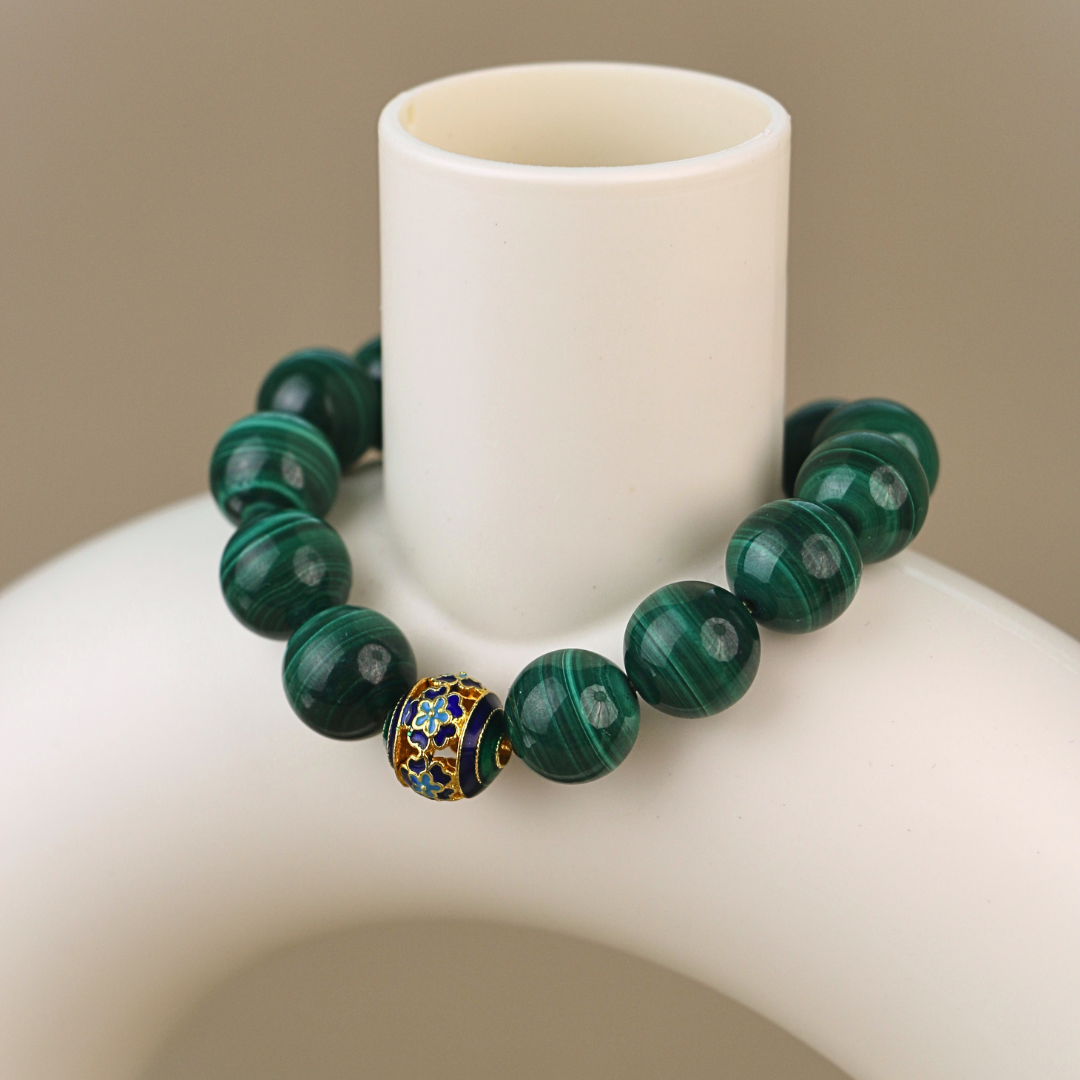 Firenze - 12mm Malachite Bracelet