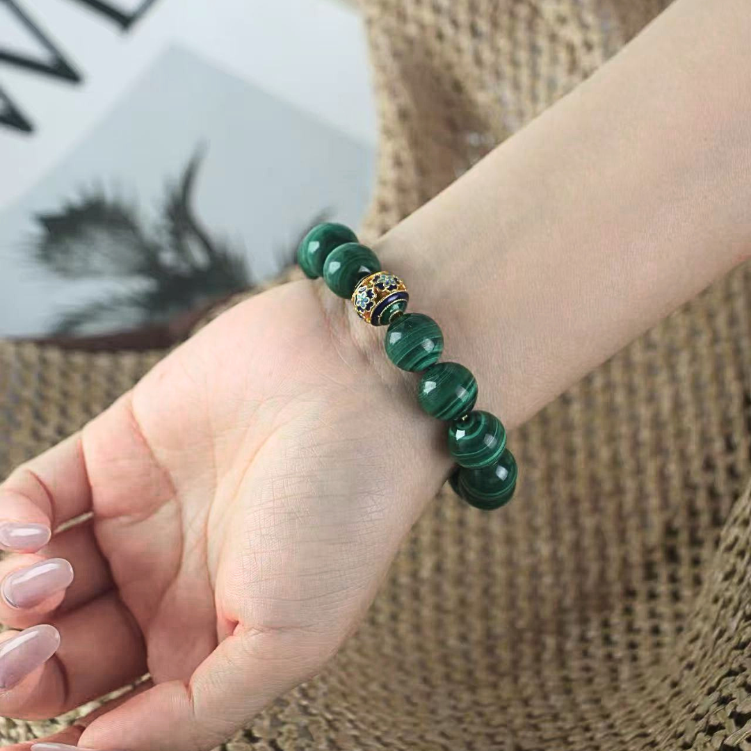 Firenze - 12mm Malachite Bracelet