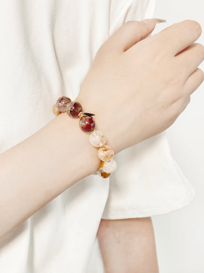 Fleeting Scenes - Hematoid Quartz Bracelet