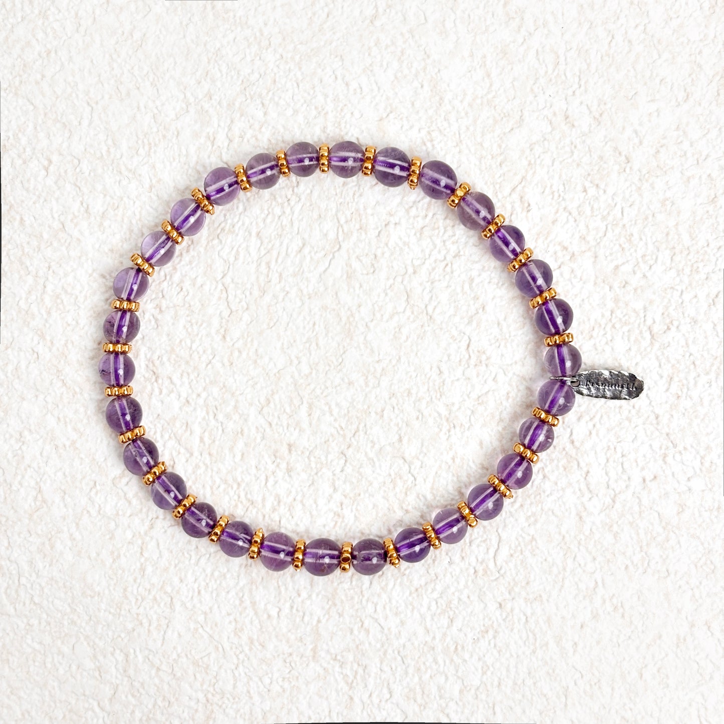 Gilded Reverie - Amethyst Bracelet