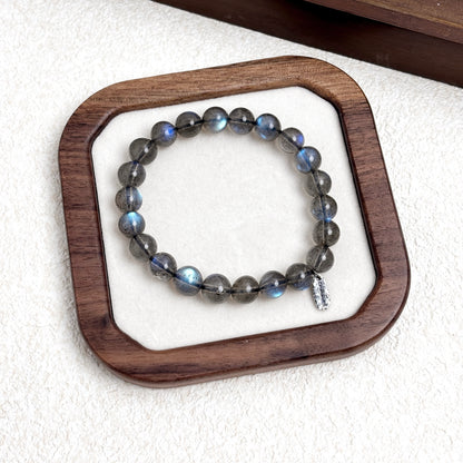 Gray Moonstone (Labradorite) Bracelet