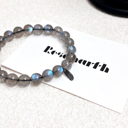 Gray Moonstone (Labradorite) Bracelet