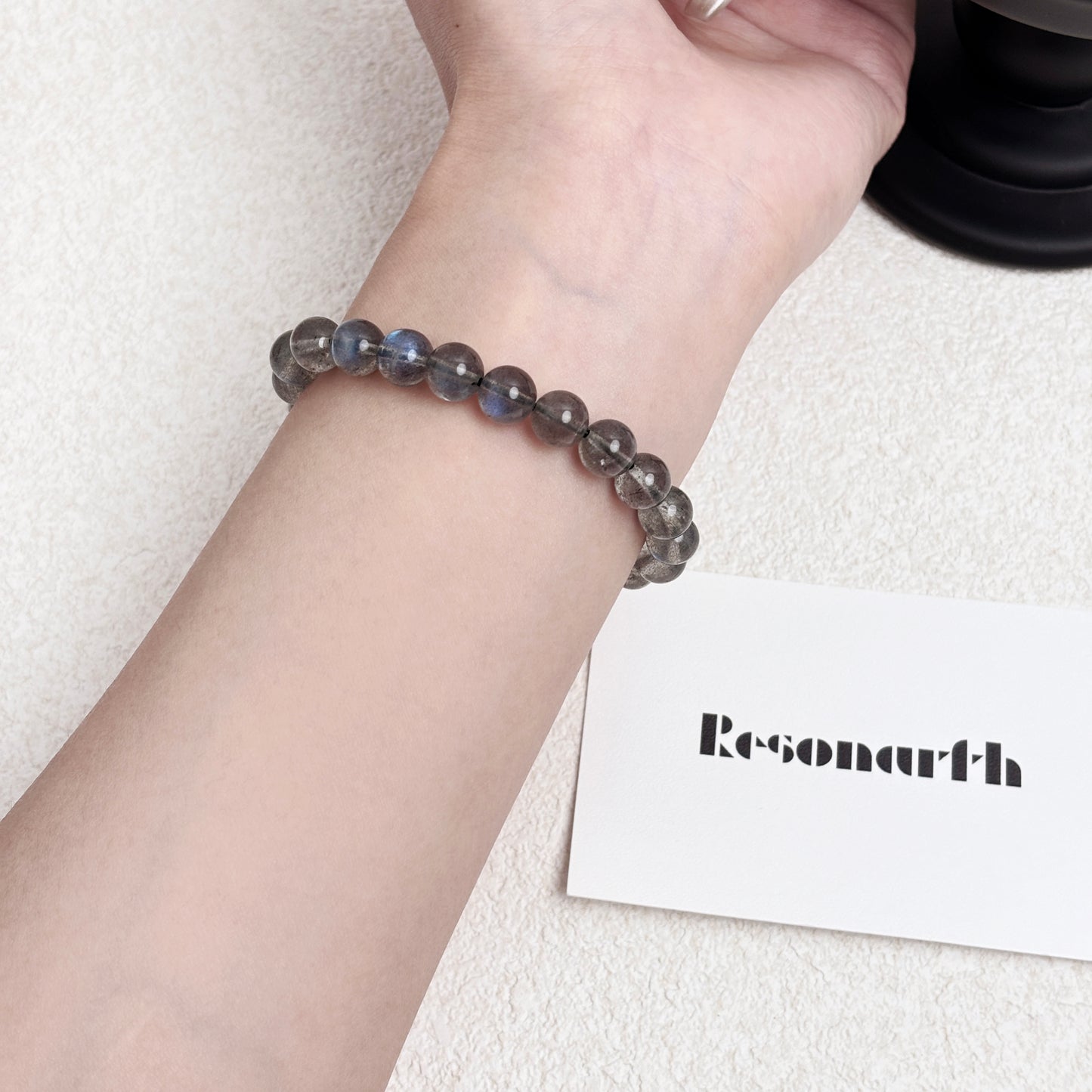 Gray Moonstone (Labradorite) Bracelet