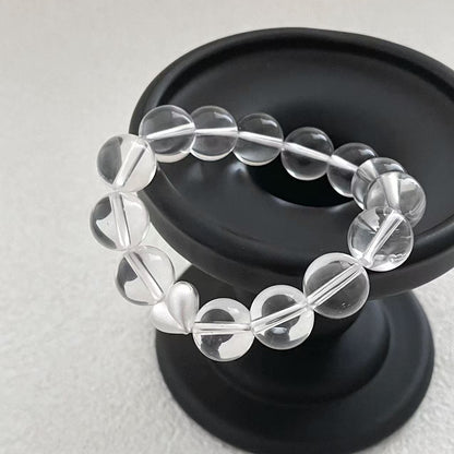 Heartstream - Clear Quartz & Silver Bracelet | Pure Clarity