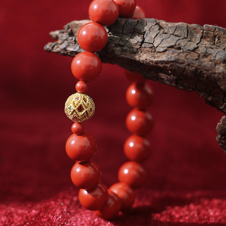 In the Red Zone - Cinnabar Bracelet