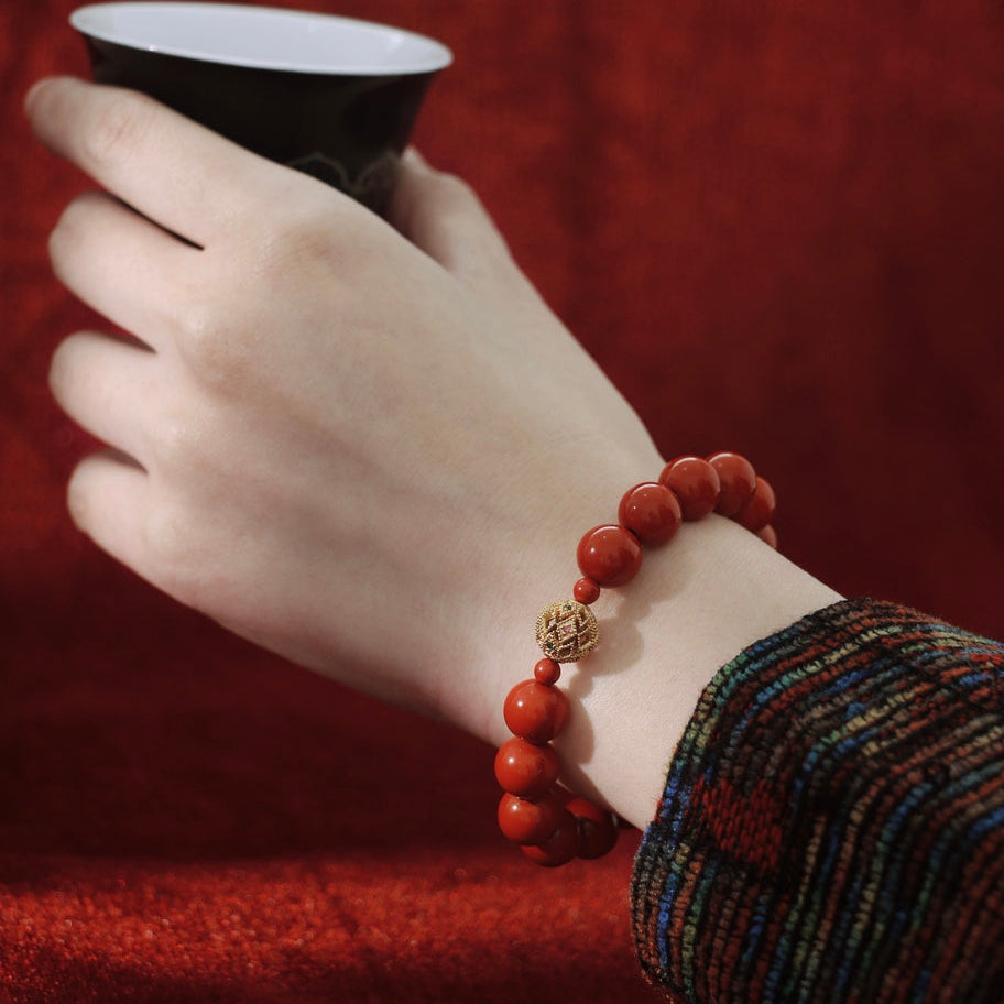In the Red Zone - Cinnabar Bracelet