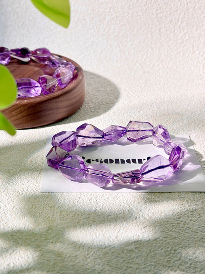 Irregular Amethyst Bracelet | Peace · Intuition · Sleep
