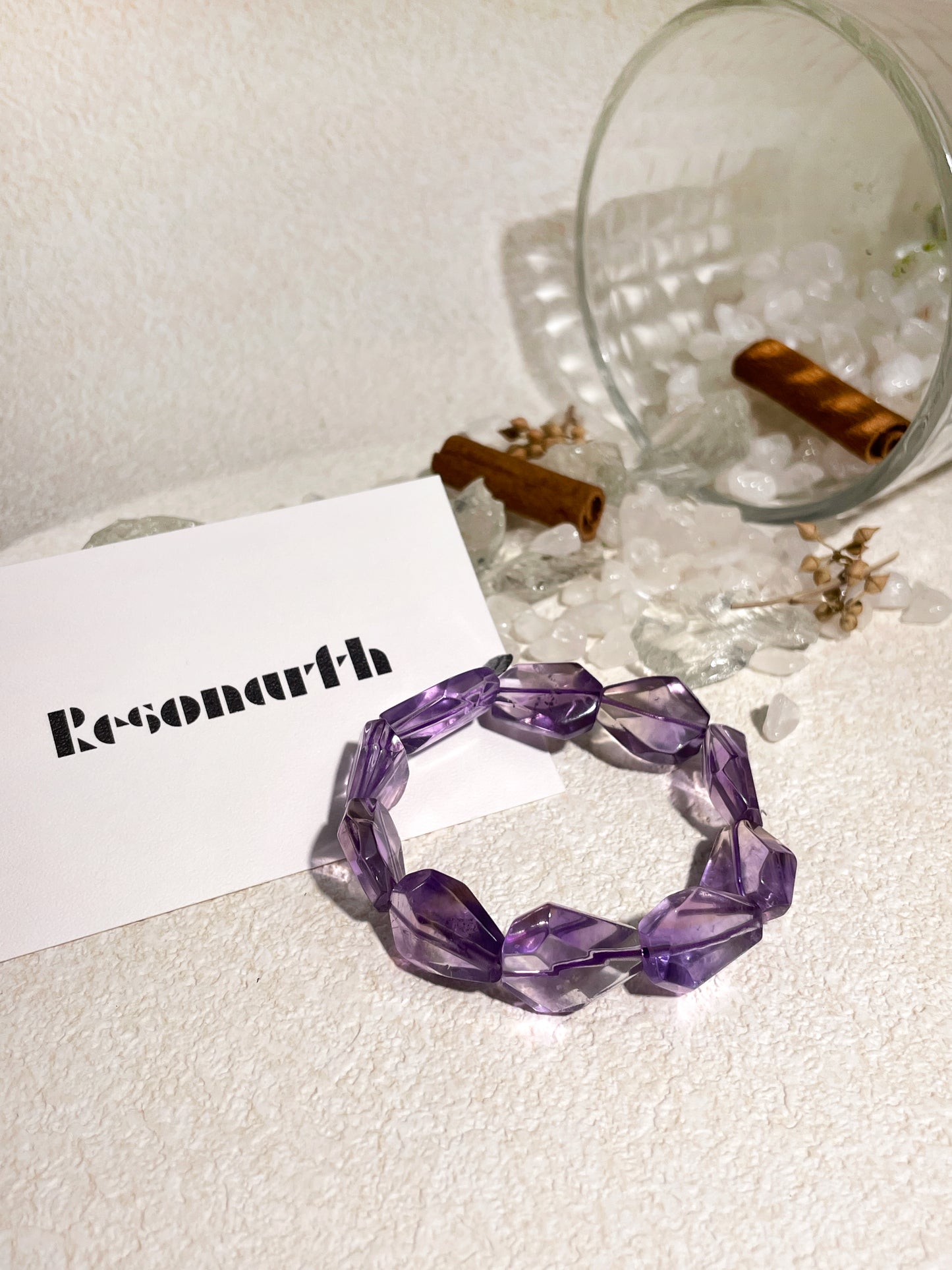 Irregular Amethyst Bracelet | Peace · Intuition · Sleep