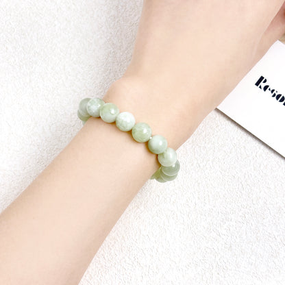 Jade Mist – Serpentine Jade Bracelet