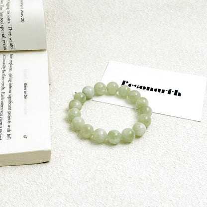 Jade Mist – Serpentine Jade Bracelet