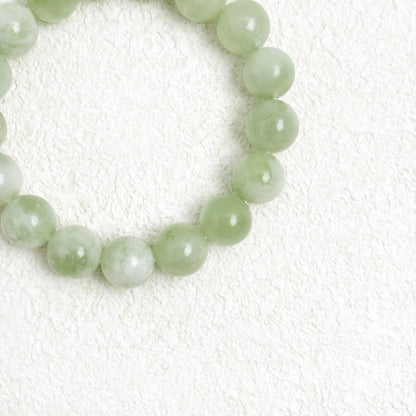 Jade Mist – Serpentine Jade Bracelet