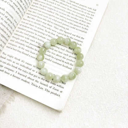 Jade Mist – Serpentine Jade Bracelet
