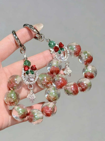 Jingle Bells – Handcrafted Crystal Beaded Phone and Bag Charm