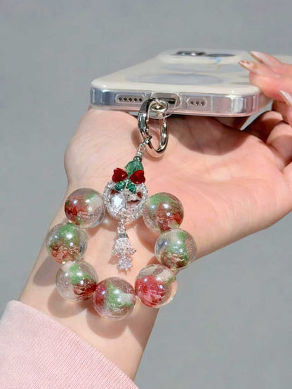 Jingle Bells – Handcrafted Crystal Beaded Phone and Bag Charm