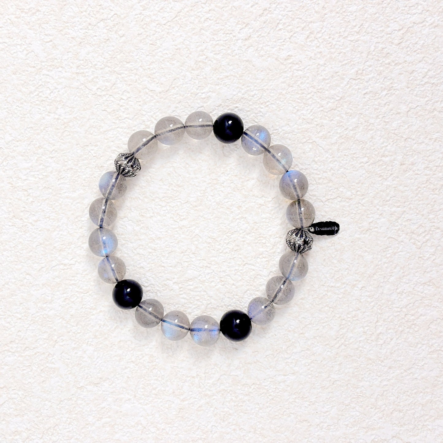 Letters at Dusk -  Labradorite & Tourmaline Bracelet